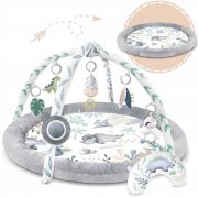 Salteluta de joaca pentru copii nukido dino 730200 - gri edeedi730200