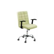Scaun birou off 603, mecanism de balans, piele ecologica, baza otel cromat, 100 kg drm2533