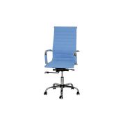 Scaun birou off 802, ergomic, mecanism balans si rotire, baza cromata, 110 kg drm975