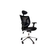 Scaun birou cu tetiera off 910 negru drm1581