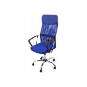 Scaun birou ergonomic mesh off 907, baza cromata, cu tetiera, mecanism de balans, 110 kg drm999