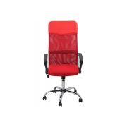 Scaun birou ergonomic mesh off 907, baza cromata, cu tetiera, mecanism de balans, 110 kg drm999