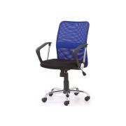 Scaun de birou hm tony, mesh, ergonomic, inaltime ajustabila, suport lombar, 102 kg, albastru drm2795