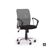 Scaun de birou hm tony, mesh, ergonomic, inaltime ajustabila, roti pivotante, 102 kg, gri drm2797