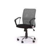 Scaun de birou hm tony, mesh, ergonomic, inaltime ajustabila, roti pivotante, 102 kg, gri drm2797