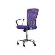 Scaun birou mesh off 622, inaltime reglabila, cadru cromat, brate polipropilena, 110 kg drm978