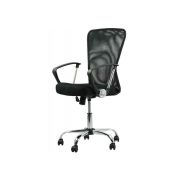 Scaun birou mesh off 622, inaltime reglabila, cadru cromat, brate polipropilena, 110 kg drm978