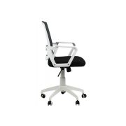 Scaun birou off 624, ergonomic, mesh, mecanism balans, reglabil inaltime, baza polipropilena, 90 kg, negru drm2833