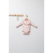 Set de 2 body-uri cu volanase pentru nou nascuti Paris, Tongs baby, roz (Marime: 6-9 luni) JEMtgs_4469_5