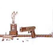 Puzzle 3D mecanic din lemn poligon de tragere JUBUD-00085