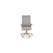 Scaun birou ergonomic hm arctic, stofa, mecanism de balans, cadru polipropilena, rotatie 360°, 100 kg, gri drm8840