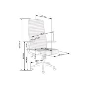 Scaun birou hm arezzo gri drm8815