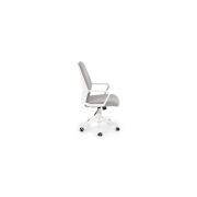 Scaun birou cu stofa, hm spin 2, mecanism de balans, ergonomic, cadru polipropilena, cu brate, 100 kg, gri drm8841