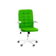 Scaun birou off 332, cotiere rabatabile, piele ecologica, roti gumate, mecanism balans, ergonomic, 100 kg drm4930