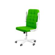 Scaun birou off 332, cotiere rabatabile, piele ecologica, roti gumate, mecanism balans, ergonomic, 100 kg drm4930
