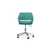 Scaun birou off 380, catifea, baza cromata, rotativ, inaltime ajustabila, 100 kg drm4773
