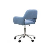 Scaun birou off 380, catifea, baza cromata, rotativ, inaltime ajustabila, 100 kg drm4773