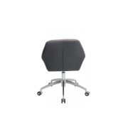 Scaun directorial gn63, piele ecologica/stofa, rotativ, baza metalica, inaltime reglabila, 100 kg drm3161