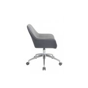 Scaun directorial gn63, piele ecologica/stofa, rotativ, baza metalica, inaltime reglabila, 100 kg drm3161