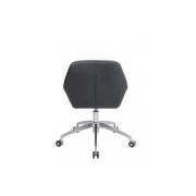Scaun directorial gn63, piele ecologica/stofa, rotativ, baza metalica, inaltime reglabila, 100 kg drm3161