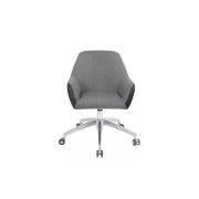 Scaun directorial gn63, piele ecologica/stofa, rotativ, baza metalica, inaltime reglabila, 100 kg drm3161