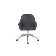 Scaun directorial gn63, piele ecologica/stofa, rotativ, baza metalica, inaltime reglabila, 100 kg drm3161