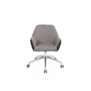 Scaun directorial gn63, piele ecologica/stofa, rotativ, baza metalica, inaltime reglabila, 100 kg drm3161