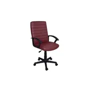 Scaun directorial gn72, piele ecologica, inaltime reglabila, 100 kg, bordo drm4179