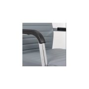 Scaun directorial off 319, ergonomic, piele ecologica, mecanism balans, baza cromata, 110 kg drm3352