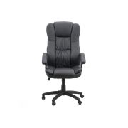 Scaun directorial off 510, mecanism de balans, piele ecologica, pivotant, inaltime reglabila, roti gumate, 100 kg drm4763