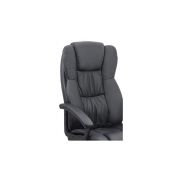 Scaun directorial off 510, mecanism de balans, piele ecologica, pivotant, inaltime reglabila, roti gumate, 100 kg drm4763