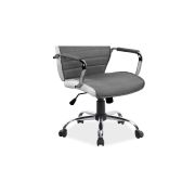 Scaun directorial sl q035 gri - alb drm4720