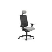 Scaun ergonomic cu tetiera pure negru mesh pdh drm9653