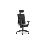 Scaun ergonomic cu tetiera pure negru mesh pdh drm9653