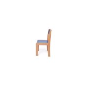 Scaun lemn gradinita bambi, h31, albastru drm10078