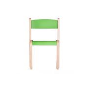 Scaun lemn gradinita bambi, h35, verde drm10087