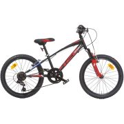 Bicicleta copii dino bikes 20' mtb baieti sport negru cu 6 viteze si suspensie hubdb-420us-0406-br