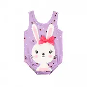 Costum de baie Iepuri cu fundita (Culoare: Burgundiu, Marime: 100) JEMdrl47b2p11