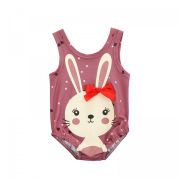 Costum de baie Iepuri cu fundita (Culoare: Mov, Marime: 100) JEMdrl47b2p12
