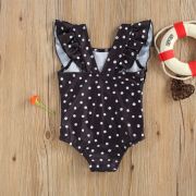 Costum de baie cu bulinute alb/negru (Culoare: Alb, Marime: 120) JEMdrl47b2f10
