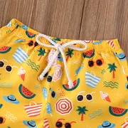 Pantaloni de plaja Summer (Marime: 100, Model: Frunze) JEM45b15