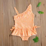 Costum de baie Galben cu buline (Marime: 120) JEMdrl47b2z5