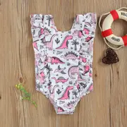 Costum de baie Jurassic (Marime: 110, Model: Dinozauri roz) JEMdrl47b2u11