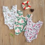 Costum de baie Jurassic (Marime: 80, Model: Dinozauri roz) JEMdrl47b2u2