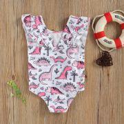 Costum de baie Jurassic (Marime: 90, Model: Dinozauri verzi) JEMdrl47b2u6