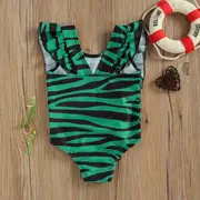 Costum de baie Leopard/Peste (Culoare: Verde, Marime: 110) JEMdrl47b2ac11