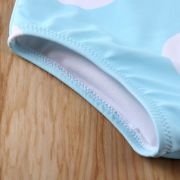 Costum de baie cu buline mari (Culoare: Bleu, Marime: 120) JEMdrl47b2v10