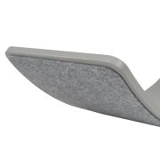 Balance Board - Placa De Echilibru Din Lemn Gri Pentru Copii Cu Fetru Presat Gri, Meowbaby Pjbbb006sie