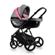 Carucior Copii 3 In 1, Reversibil, Complet Accesorizat, 0-36 Luni, Bexa Glamour Grey Pjbgl07