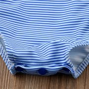 Costum de baie bleu cu dantela galbena (Marime: 100) JEMdrl_albgal4